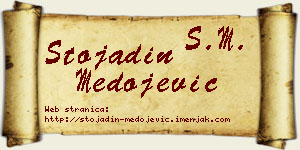 Stojadin Medojević vizit kartica